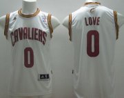 Wholesale Cheap Cleveland Cavaliers #0 Kevin Love Revolution 30 Swingman White Jersey