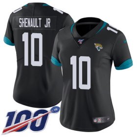 Wholesale Cheap Nike Jaguars #10 Laviska Shenault Jr. Black Team Color Women\'s Stitched NFL 100th Season Vapor Untouchable Limited Jersey