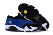 Wholesale Cheap Womens Air Jordan 14 laney Real blue/black-white