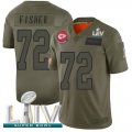 Wholesale Cheap Nike Chiefs #72 Eric Fisher Camo Super Bowl LIV 2020 Men's Stitched NFL Limited 2019 Salute To Service Jersey