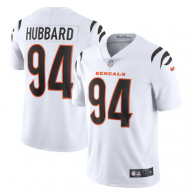 Wholesale Cheap Men\'s Cincinnati Bengals #94 Sam Hubbard 2021 White Vapor Untouchable Limited Stitched Jersey