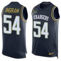 Wholesale Cheap Nike Chargers #54 Melvin Ingram Navy Blue Team Color Men's Stitched NFL Limited Tank Top Jersey