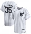 Cheap Men's New York Yankees #35 Cody Bellinger White 2024 Home Limited With Name Stitched Baseball Jersey