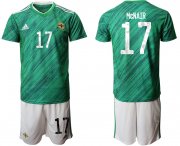 Wholesale Cheap Men 2021 European Cup Northern Ireland green home 17 Soccer Jersey