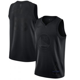 Wholesale Cheap Warriors #35 Kevin Durant Black Basketball MVP Swingman Jersey