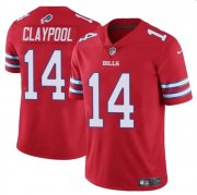 Cheap Men's Buffalo Bills #14 Chase Claypool Red 2024 Vapor Untouchable Limited Football Stitched Jersey