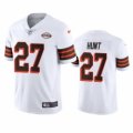 Wholesale Cheap Cleveland Browns 27 Kareem Hunt Nike 1946 Collection Alternate Vapor Limited NFL Jersey White