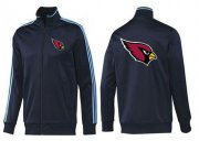 Wholesale Cheap NFL Arizona Cardinals Team Logo Jacket Dark Blue