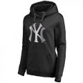 Wholesale Cheap Women's New York Yankees Platinum Collection Pullover Hoodie Black