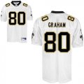 Wholesale Cheap Saints #80 Jimmy Graham White Stitched NFL Jersey