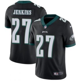 Wholesale Cheap Nike Eagles #27 Malcolm Jenkins Black Alternate Men\'s Stitched NFL Vapor Untouchable Limited Jersey