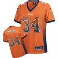 Wholesale Cheap Nike Bears #34 Walter Payton Orange Alternate Women's Stitched NFL Elite Drift Fashion Jersey