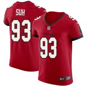 Wholesale Cheap Tampa Bay Buccaneers #93 Ndamukong Suh Men\'s Nike Red Vapor Elite Jersey