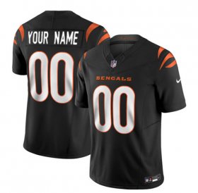 Wholesale Cheap Men\'s Cincinnati Bengals Active Player Custom 2023 F.U.S.E. Black Vapor Untouchable Limited Football Stitched Jersey