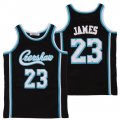 Wholesale Cheap Men's Crenshaw #23 LeBron James Black Swingman Throwback Jersey