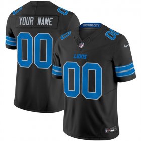 Cheap Men\'s Detroit Lions Active Player Custom Black 2024 F.U.S.E. 2nd Alternate Vapor Limited Football Stitched Jersey