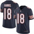 Wholesale Cheap Nike Bears #18 Taylor Gabriel Navy Blue Team Color Men's Stitched NFL Vapor Untouchable Limited Jersey