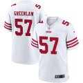 Wholesale Cheap Mens San Francisco 49ers #57 Dre Greenlaw Nike White Alternate Legend Vapor Limited Jersey