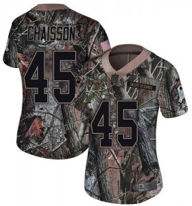 Wholesale Cheap Nike Jaguars #45 K\'Lavon Chaisson Camo Women\'s Stitched NFL Limited Rush Realtree Jersey