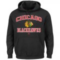 Wholesale Cheap Chicago Blackhawks Majestic Heart & Soul Hoodie Black