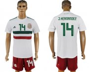 Wholesale Cheap Mexico #14 J.Hernandez Away Soccer Country Jersey