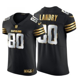 Wholesale Cheap Cleveland Browns #80 Jarvis Landry Men\'s Nike Black Edition Vapor Untouchable Elite NFL Jersey