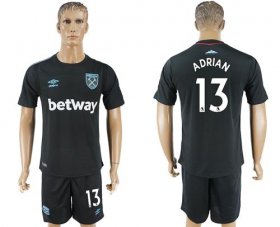 Wholesale Cheap West Ham United #13 Adrian Away Soccer Club Jersey