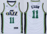 Wholesale Cheap Utah Jazz #11 Dante Exum Revolution 30 Swingman White Jersey