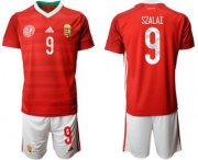 Wholesale Cheap Hungary 9 SZALAI Home UEFA Euro 2020 Soccer Jersey