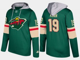 Wholesale Cheap Wild #19 Luke Kunin Green Name And Number Hoodie