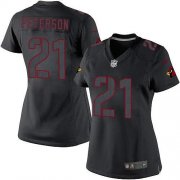 Wholesale Cheap Nike Cardinals #21 Patrick Peterson Black Impact Women's Stitched NFL Limited Jersey