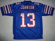 Wholesale Cheap Bills #13 Steve Johnson Baby Blue Stitched NFL Jersey