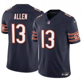 Cheap Men\'s Chicago Bears #13 Keenan Allen Navy 2023 F.U.S.E. Vapor Football Stitched Jersey