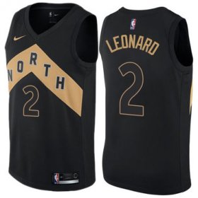 Wholesale Cheap Women\'s Nike Toronto Raptors #2 Kawhi Leonard Black NBA Swingman City Edition Jersey