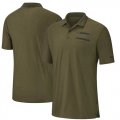 Wholesale Cheap Arizona Cardinals Nike Salute to Service Sideline Polo Olive