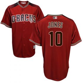 Wholesale Cheap Diamondbacks #10 Adam Jones Sedona Red Alternate Women\'s Stitched MLB Jersey