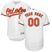 Wholesale Cheap Baltimore Orioles Majestic Home Flex Base Authentic Collection Custom Jersey White