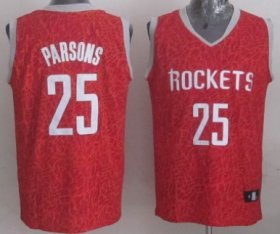 Wholesale Cheap Houston Rockets #25 Chandler Parsons Red Leopard Print Fashion Jersey