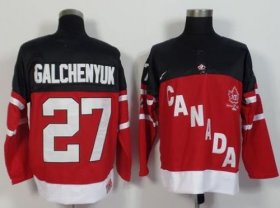 Wholesale Cheap Olympic CA. #27 Alex Galchenyuk Red 100th Anniversary Stitched NHL Jersey