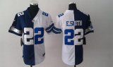 Wholesale Cheap Nike Cowboys #22 Emmitt Smith Navy Blue/White Women's Stitched NFL Elite Split Jersey