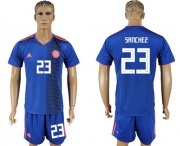 Wholesale Cheap Colombia #23 Sanchez Away Soccer Country Jersey