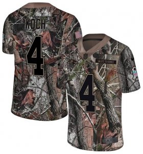 Wholesale Cheap Nike Ravens #4 Sam Koch Camo Men\'s Stitched NFL Limited Rush Realtree Jersey