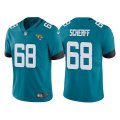 Wholesale Cheap Men's Jacksonville Jaguars #68 Brandon Scherff Teal Vapor Untouchable Limited Stitched Jersey