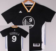 Wholesale Cheap Golden State Warriors #9 Andre Iguodala Revolution 30 Swingman 2014 New Black Short-Sleeved Jersey