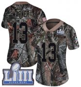 Wholesale Cheap Nike Rams #13 Kurt Warner Camo Super Bowl LIII Bound Women's Stitched NFL Limited Rush Realtree Jersey