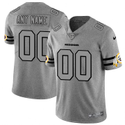 Wholesale Cheap Washington Redskins Custom Men's Nike Gray Gridiron II Vapor Untouchable Limited NFL Jersey