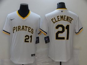 Wholesale Cheap Men Pittsburgh Pirates Blank White Game 2021 Nike MLB Jersey