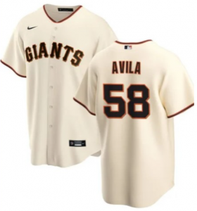 Cheap Men\'s San Francisco Giants #58 Nick Avila Cream Cool Base Stitched Baseball Jersey