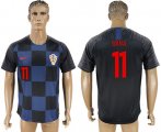 Wholesale Cheap Croatia #11 Srna Away Soccer Country Jersey