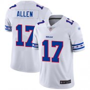 Wholesale Cheap Nike Bills #17 Josh Allen White Men's Stitched NFL Limited Team Logo Fashion Jersey